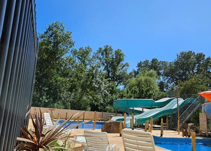 Mobile-Home Hyeres Var Climatise Dans Camping Avec Piscine Jusqu\'A 6 Personnes